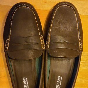 Eastland Montana Womens Brown Driving Loafers Sz 11 EUC